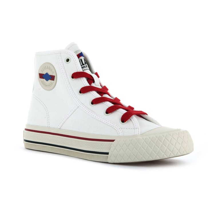 Dámské Tenisky Palladium Palla Louvel High Tops Bílé | CZ ORQ-18G